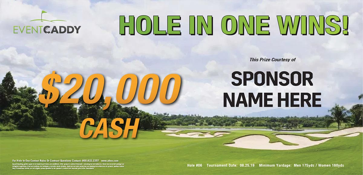 Event Caddy Marketplace’s Hole-In-One Insurance package
