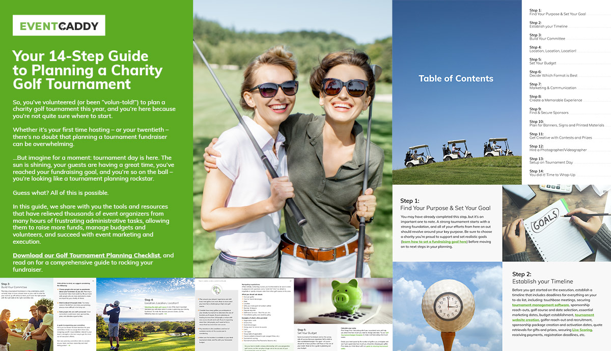 Golf Tournament Ebook