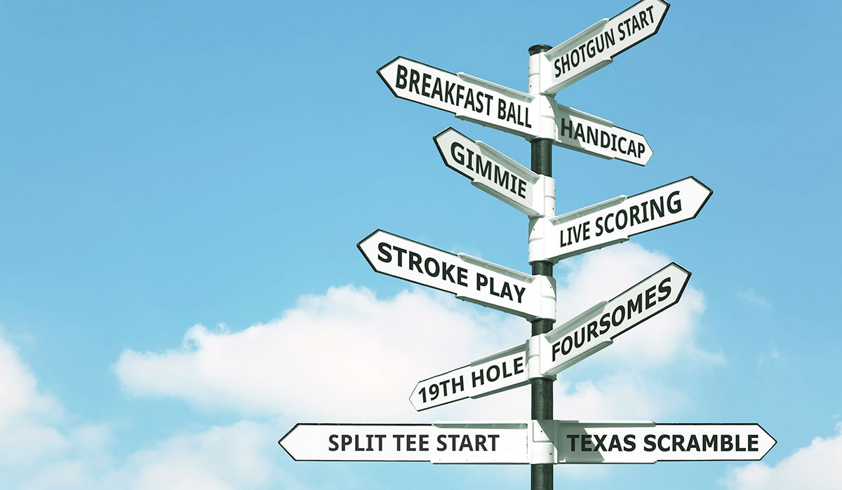 List of 27 golf tournament terms if you're starting a charity golf tournament
